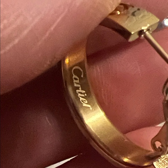 Chic Gold-Tone Hoop Earrings - Picture 6 of 7